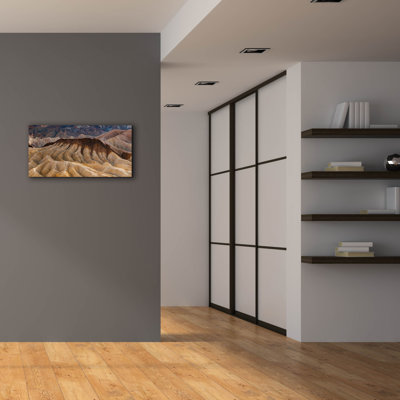 «Mort Valley - Zabriskie Point Lines» par Epic Portfolio, art mural sur toile