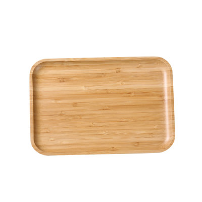 PLATEAU RECTANGULAIRE EN Bambou et bois Yanco BB-114 14 po x 10 po x 7/8 po