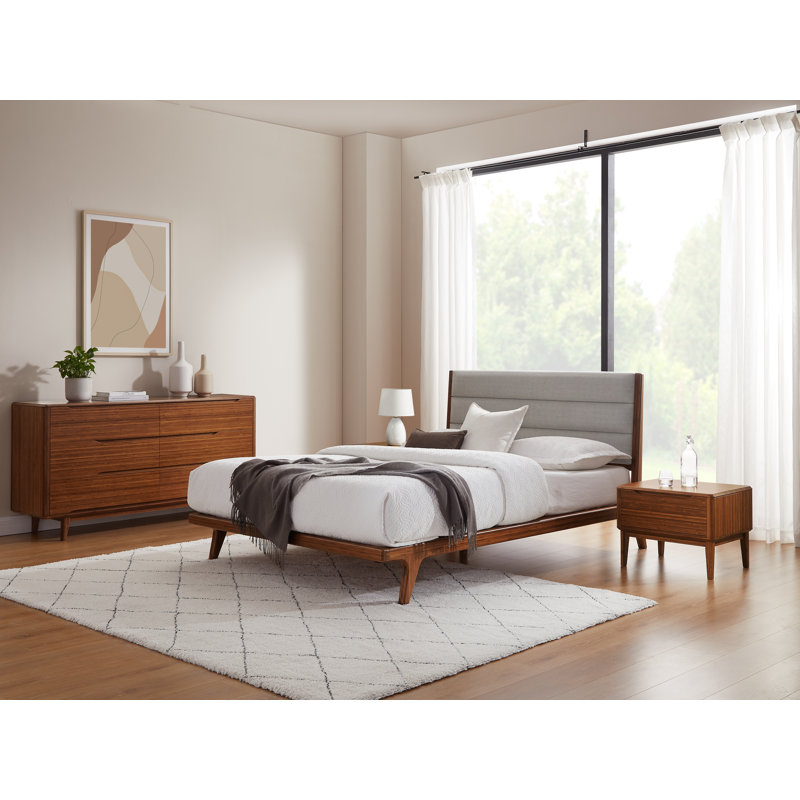 Ensemble de chambre à coucher rembourrée standard 4 pièces, Grand