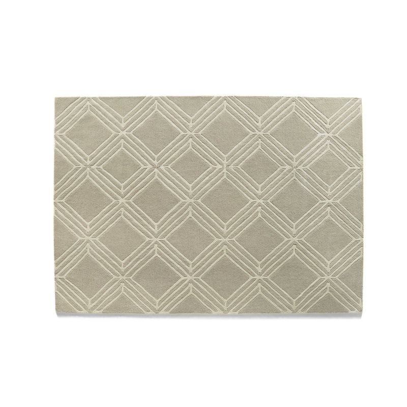 Bingley Geometric Wool Hand Woven Area Rug, Rectangle 120 x 170cm