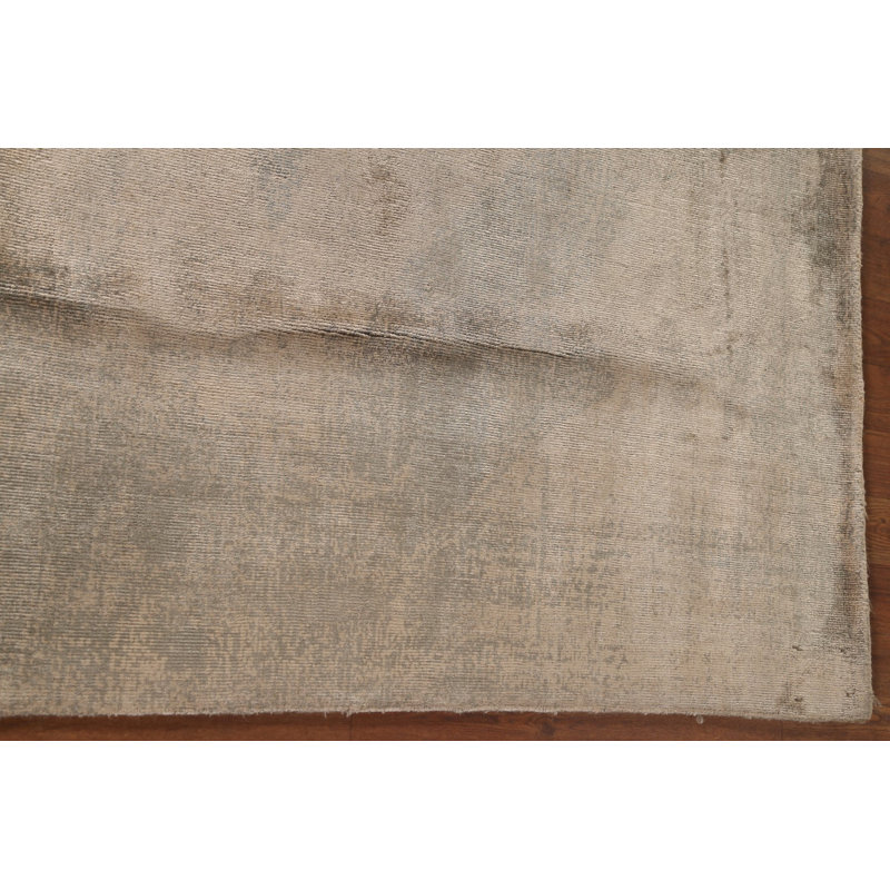 Modern Handmade Abstract Area Rug 6x8