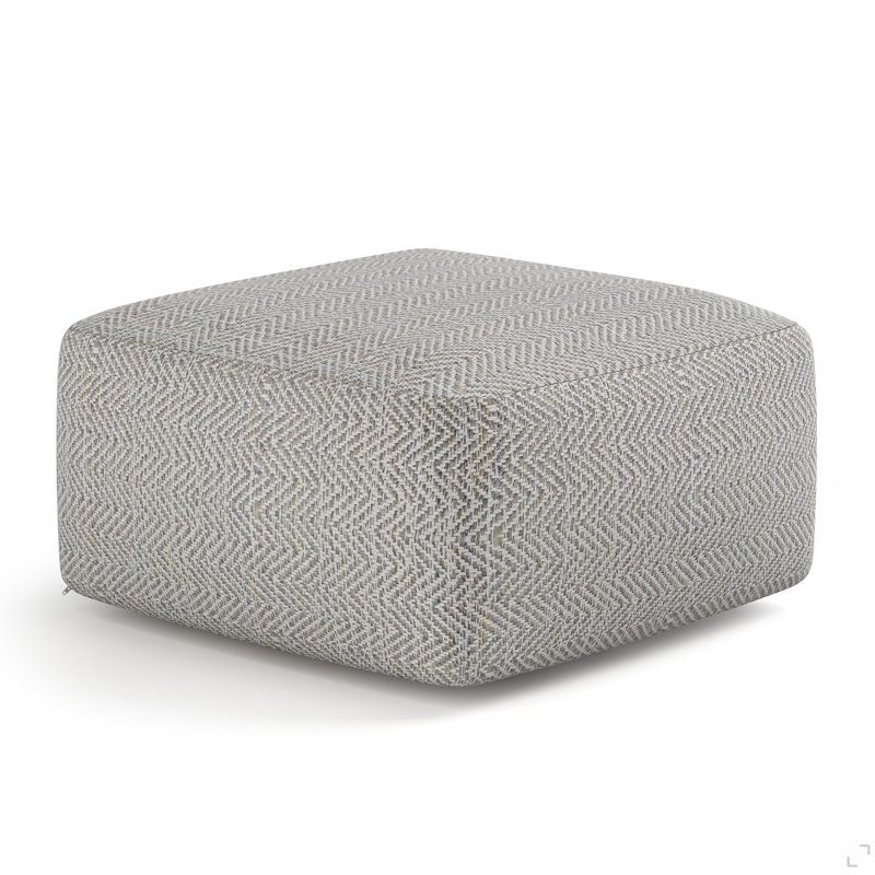 Square Pouf - Patterned Melange