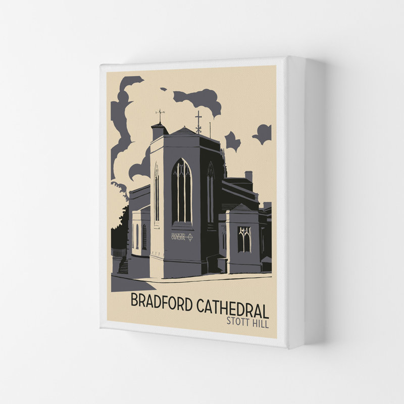Bradford Cathedral, Stott Hill by Richard O'Neill - Print, Wrapped Canvas, 50cm H x 40cm W x 4cm D
