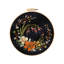3 pièces / ensemble de matériel de bricolage, ensemble de bricolage, motif de fleurs, point de croix, peinture de table, photo suspendue avec cercle 11,7 po, A5