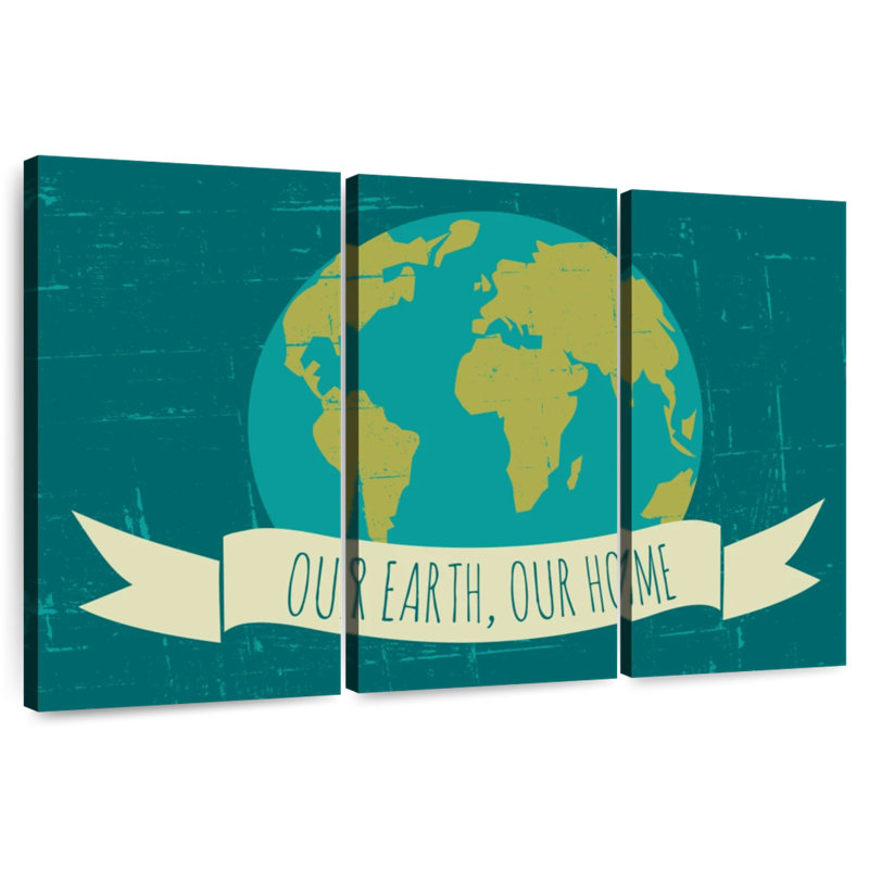 Our Earth Our Home, H 20 po x l 33 po