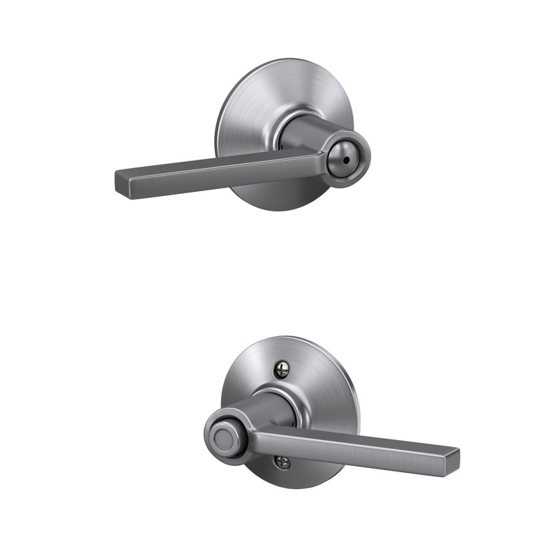 Levier de porte verrouillable Latitude, Chrome satiné