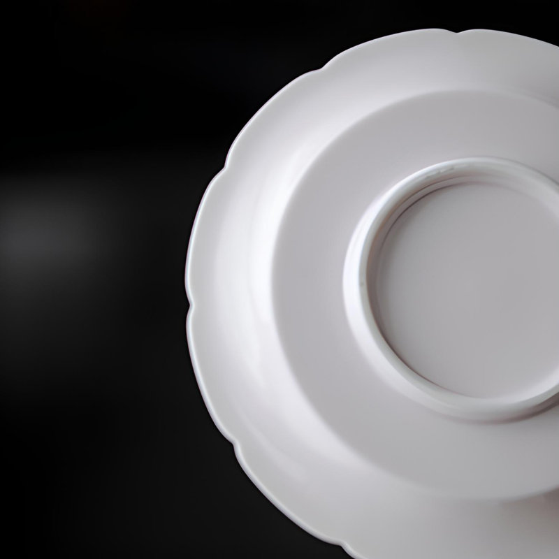 Peach Blossom Mouth Tray - Hand Drawn Masterpiece, Sweet And Elegant Vessel On The Coffee Table