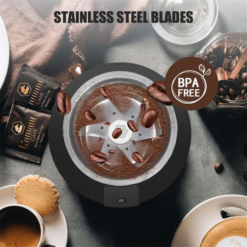 Chengdu Menghejia Technology Co., Ltd. Stainless Steel Electric Blade Coffee Grinder