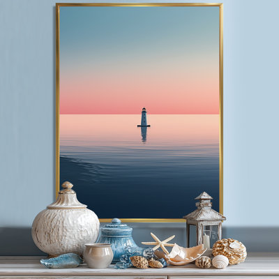«Light House Simplicity At Sea III» sur toile