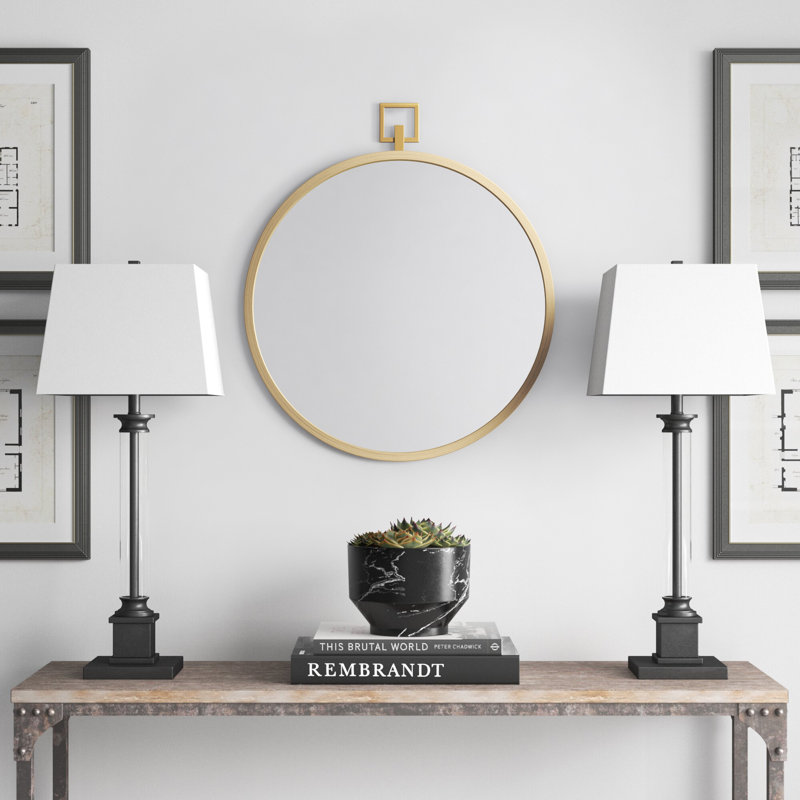 Alyshia Metal Mirror, Gold