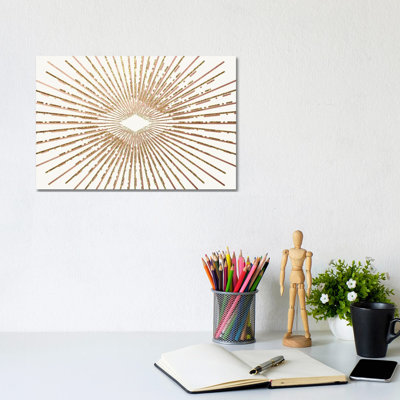 Vintage Burst I by Kimberly Allen - Wrapped Canvas Print