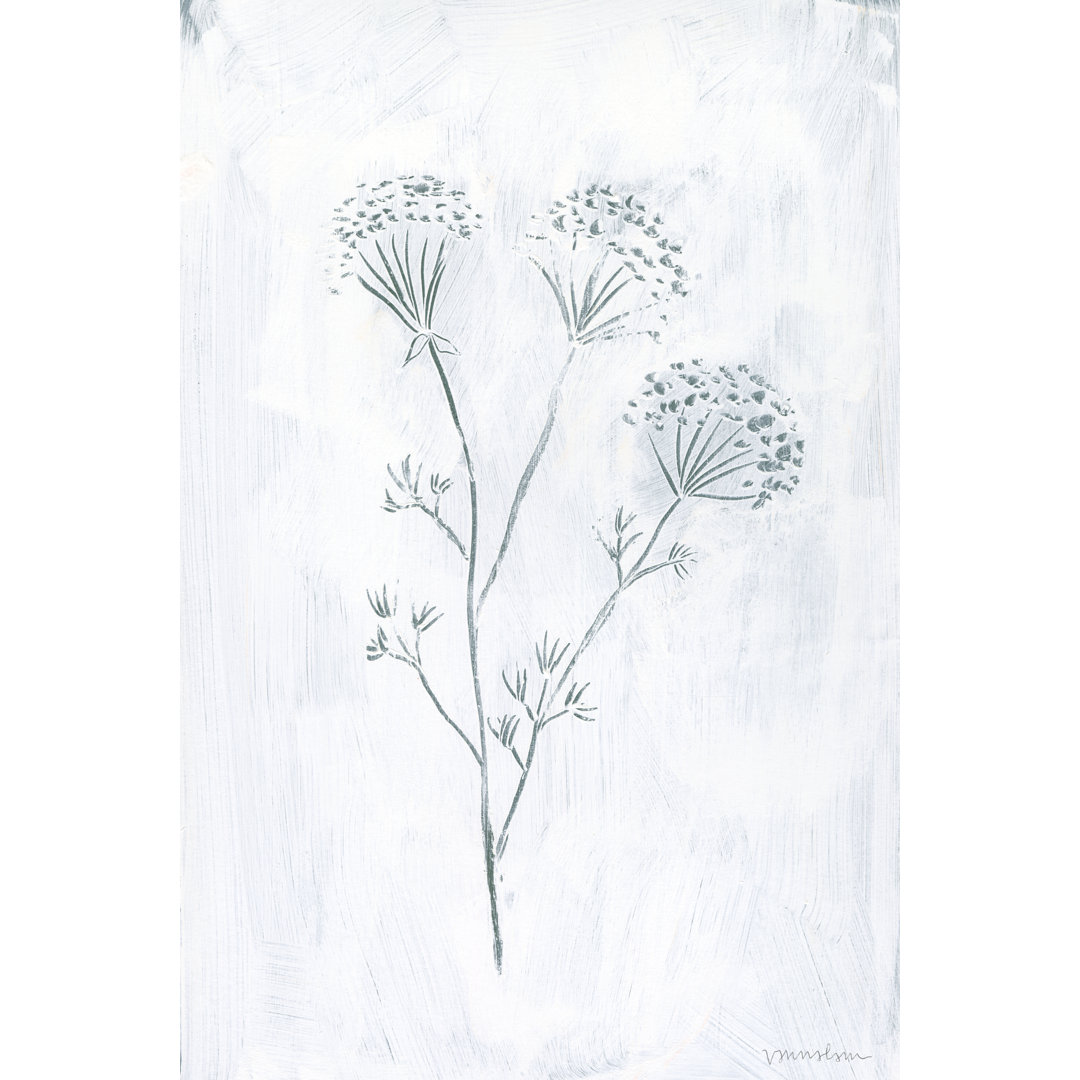 Milkweeds II by Vanna Lam - Wrapped Canvas Drawing