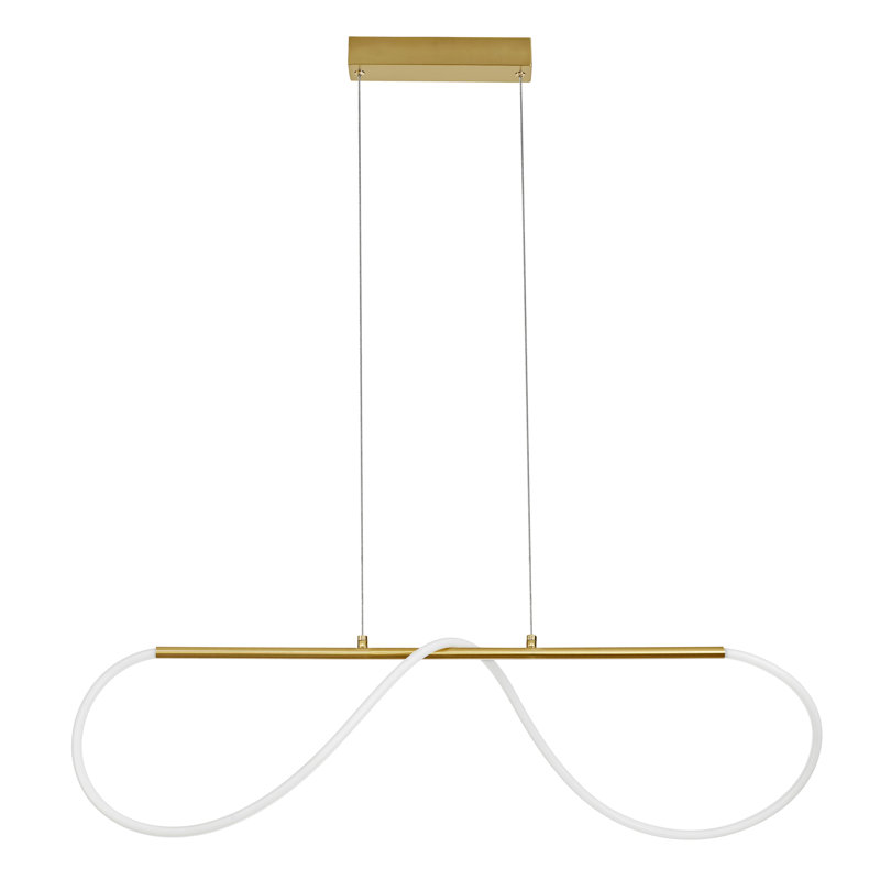 1 - Light Gold LED Kitchen Island Pendant