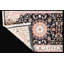 Hand-Knotted High-Quality Black, Red, and Cream Runner