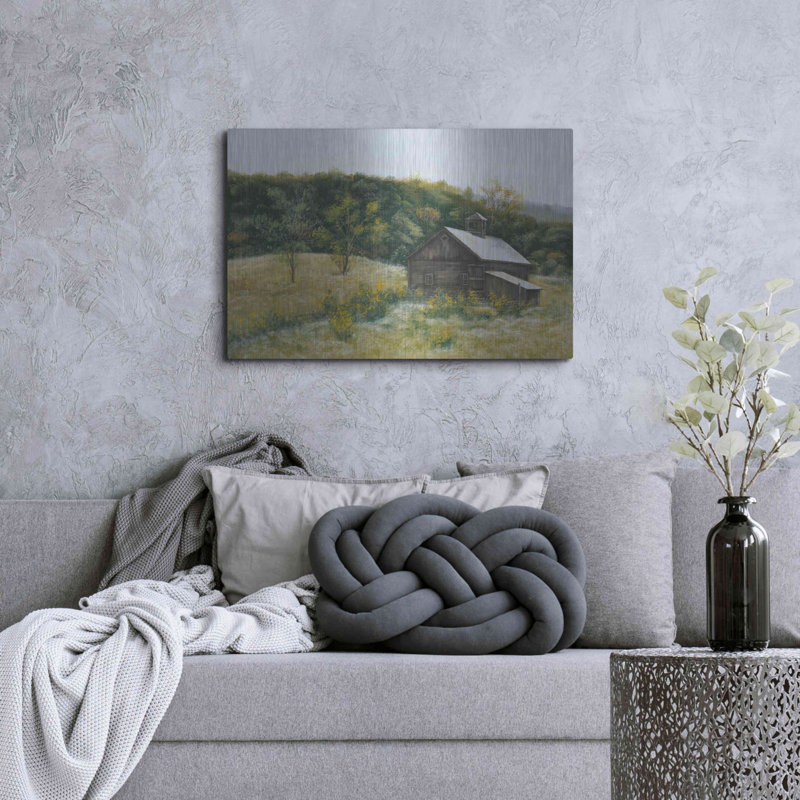 «Barn In Vermont» par Pam Britton, H 24 po x l 36 po