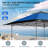 Pop Up Canopies 13 Ft. W x 13 Ft. D Steel Outdoor Straight Leg Canopy-125965872