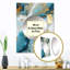 Or artistique Elegance Marble Grace - miroir décoratif en marbre, miroir mural abstrait, impression sur métal-99686935