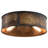 Luyster 3-Light Dimmable Metal Drum Flush Mount