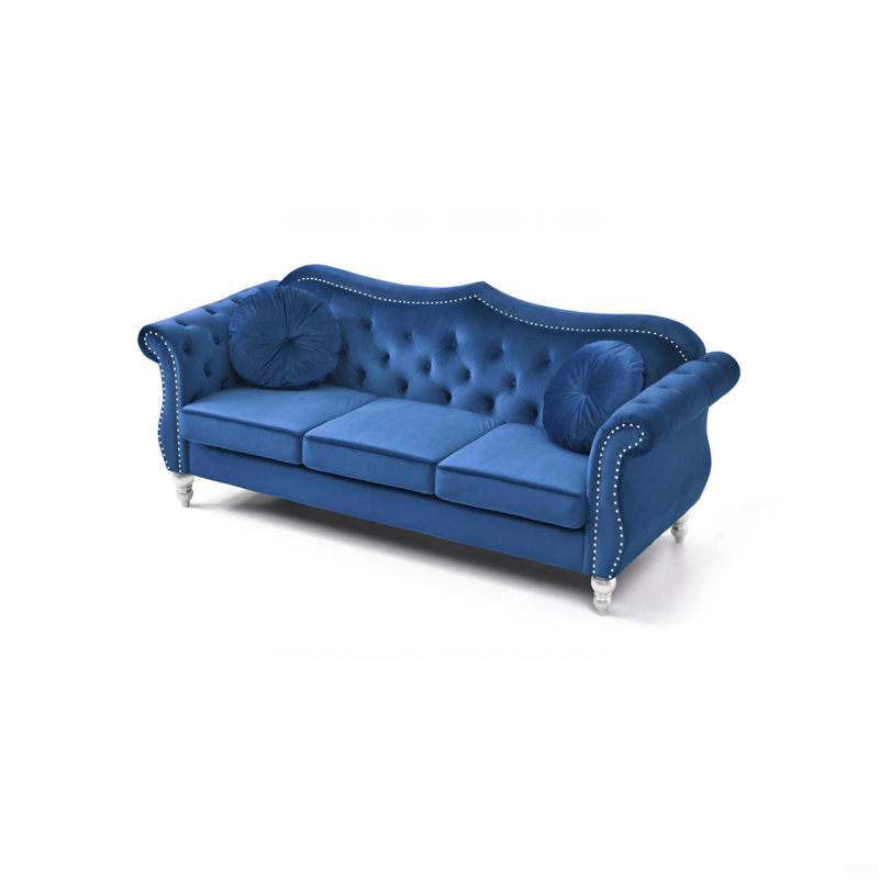 Canapé Hollywood G0661A-S, bleu marine, Marine