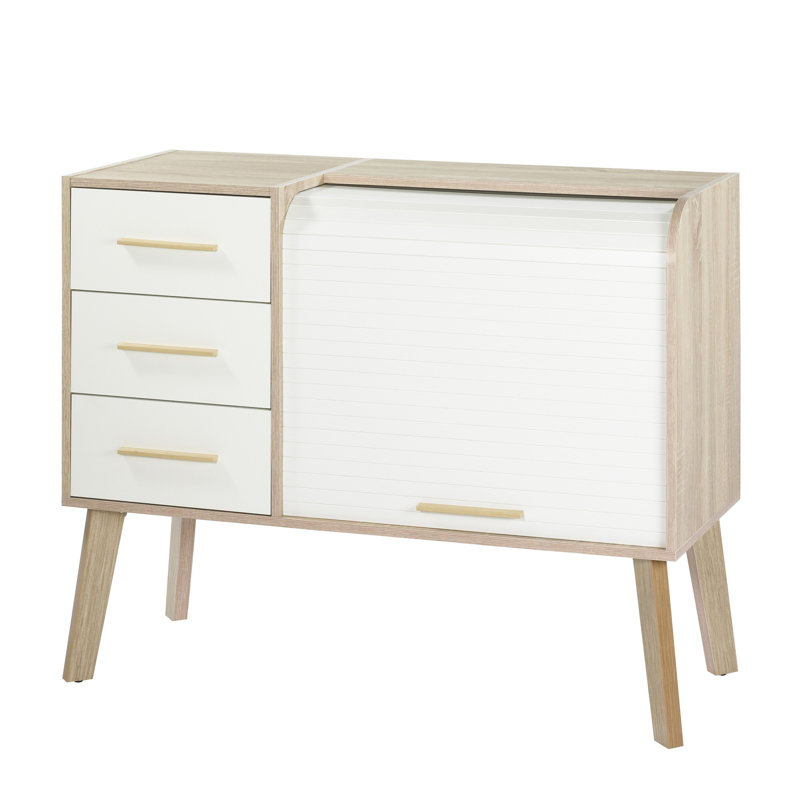 Caruso 110.4cm Sideboard, Oak/White