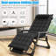 Fauteuil inclinable et pliable, chaise longue réglable à double usage avec accoudoirs pour l'intérieur et l'extérieur