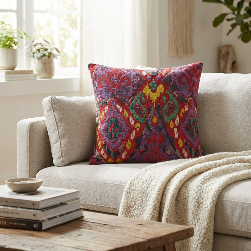 Coussin de luxe Sachi Love, 24 po x 24 po, Coussin décoratif