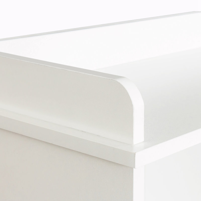 Bibliothèque en bois, Blanc