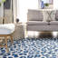 Tapis bleu / blanc Modern-414179293