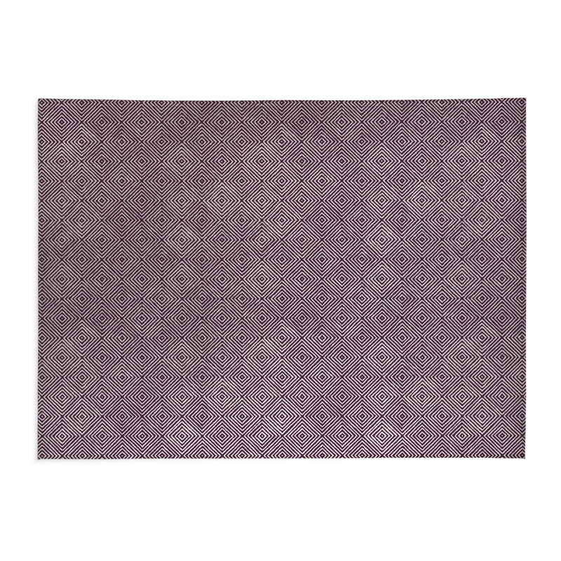 Tapis de cuisine Ikat, Aubergine, Rectangle 5 pi x 7 pi