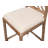 Brighton Upholstered Counter Stool with Solid Wood Frame