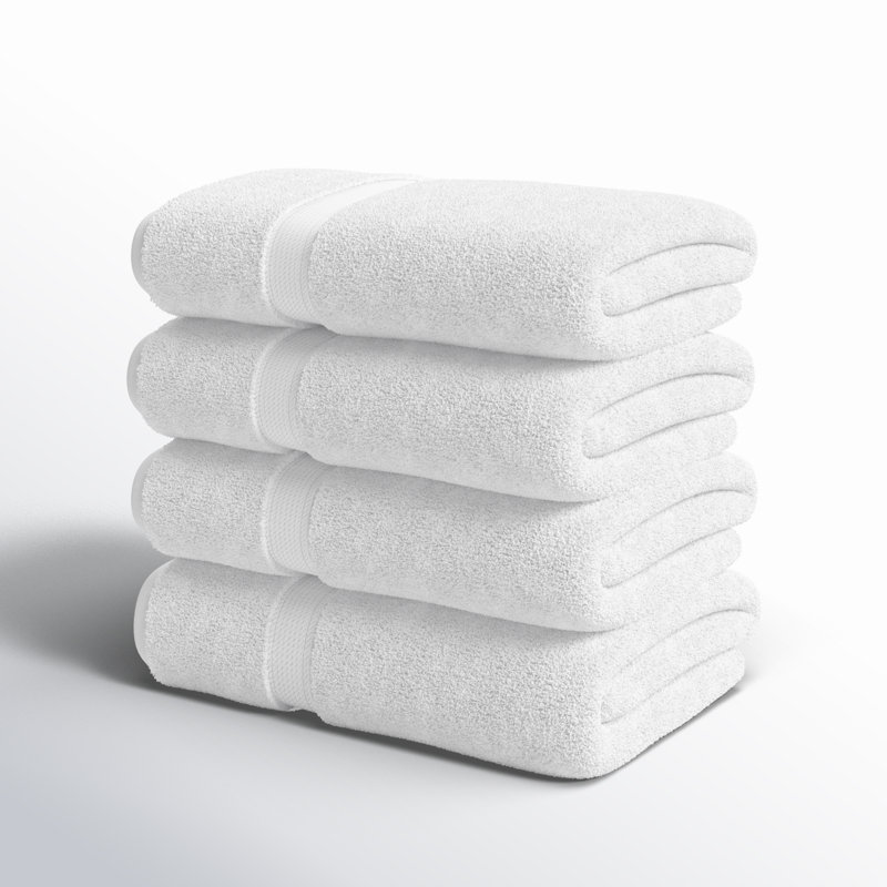 Coton luxueux et hautement absorbant Renata, Blanc