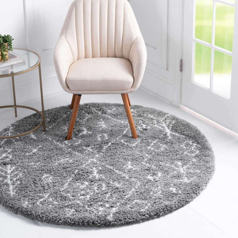 Walsenburg Oriental Indoor Rug, Round 5'