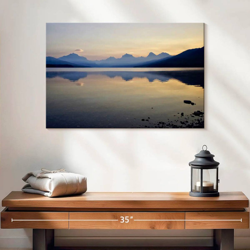 Alvord Glacier Park, lac Sunset