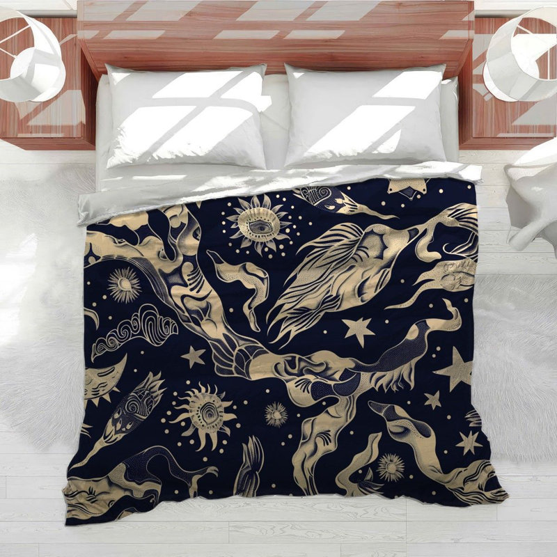 Sea Life Bedding Fantasy Comforter Aquatic, Twin XL Comforter