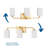 3 - Light Dimmable Vanity Light-225471382