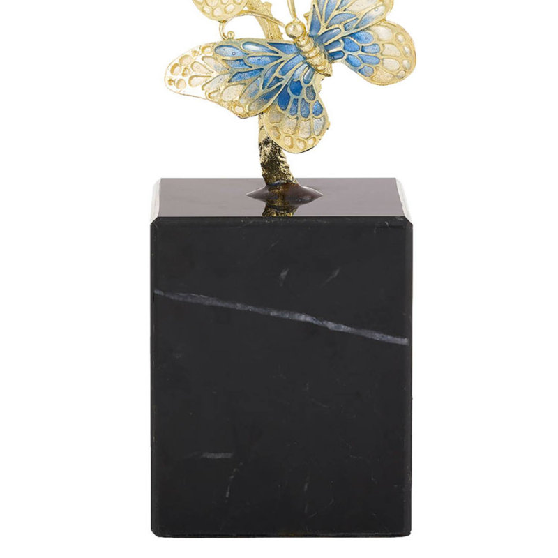Enamel Butterfly Sculpture