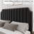 Platform Bed Frame with 50.2" Headboard, Velvet Upholstered Bed Frame with Vertical Channel Tufted Headboard & Footboard, Nailhead Trim, No Box Spring Needed-806232835-806232840