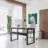 Seville Classics airLIFT® Desk, 54” W x 28” D x 29” H-118807830