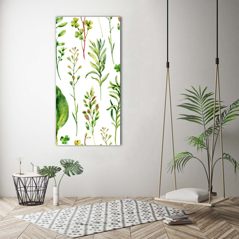 Weeds And Herbs - Wrapped Canvas Print
