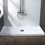 Base de bac de douche à seuil simple de l 60 po x P 32 po avec ensemble de bonde et couvercle de bonde inclus, antidérapant-65273734-65134833