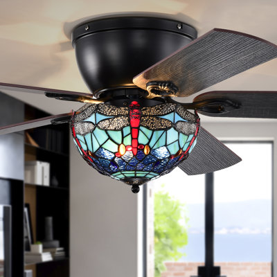 Ventilateur de plafond encastré 52 pouces Pluvey