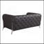 Causeuse rembourrée en cuir 100% italien Global United-1000097850-1000097848