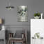 Winston Porter «Green Leaves 7» par Ian Winistanley, art mural en métal-682038269