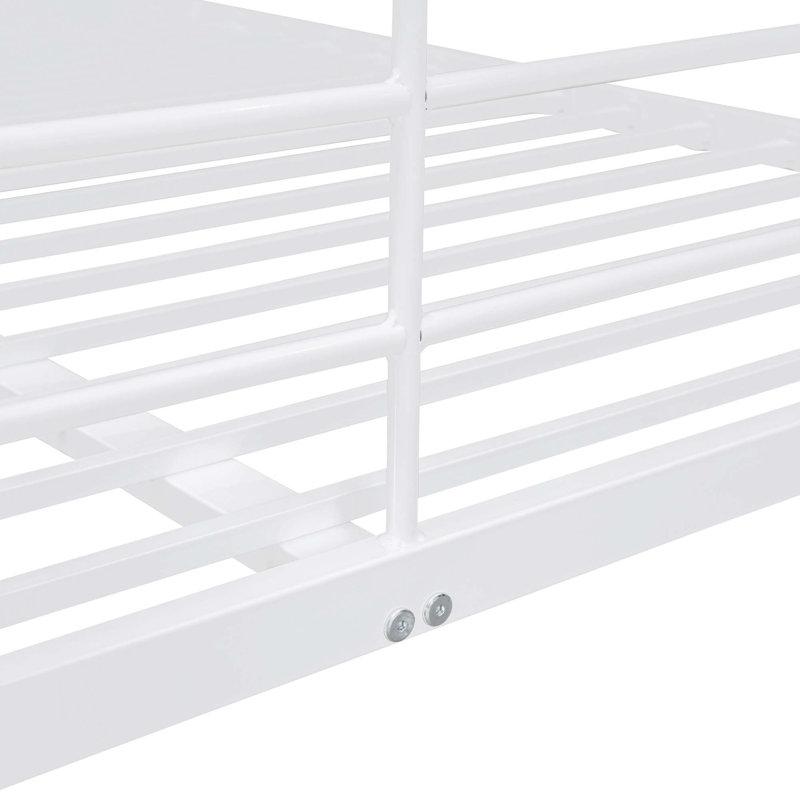 Metal Bunk Bed, White