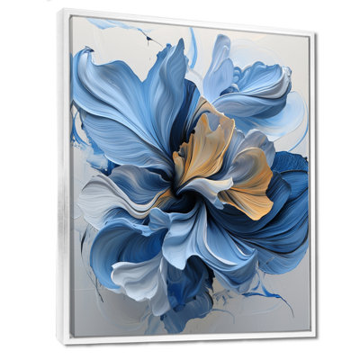 Lavande et balance des pivoines bleues II - décoration murale pivoine