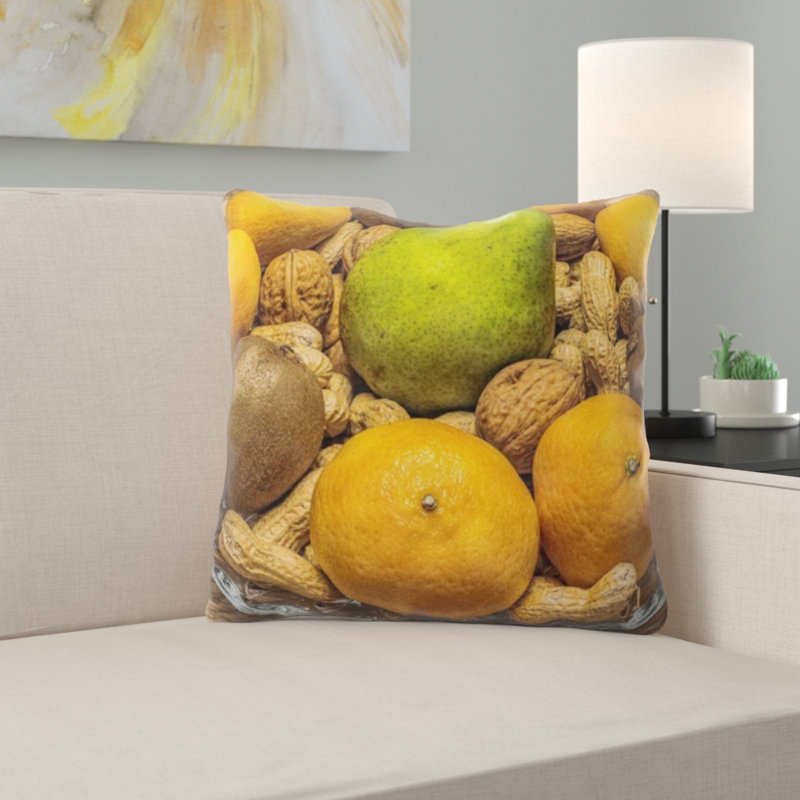 Coussin décoratif bol à fruits