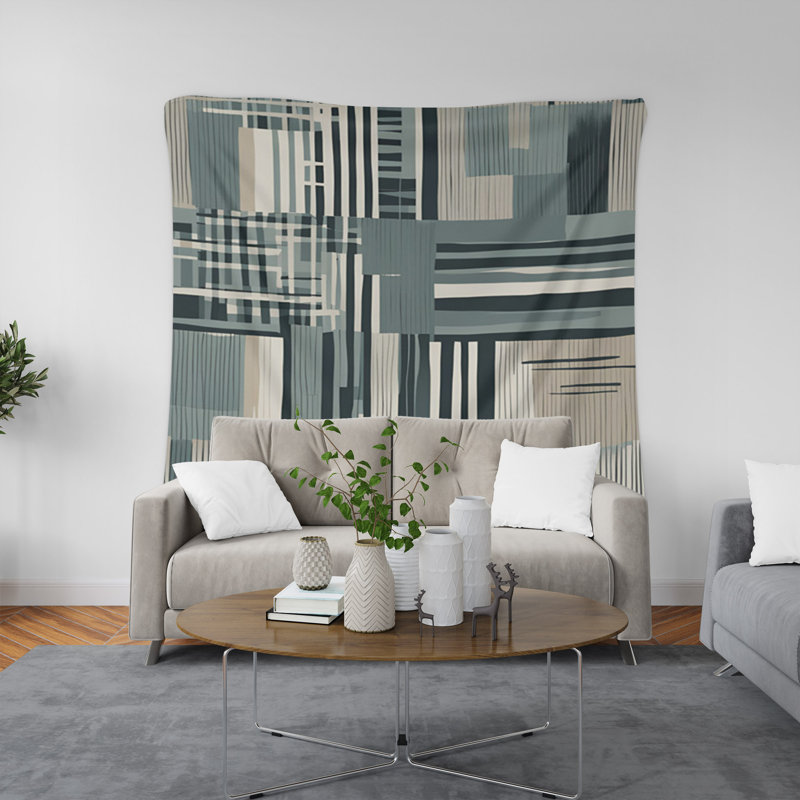 Tapisserie murale, H 80 po x l 68 po x P 0,8 po