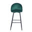 Upholstered Counter Stool with Metal Frame-2008919615