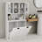 Modern Alvenia Freestanding Linen Cabinet
