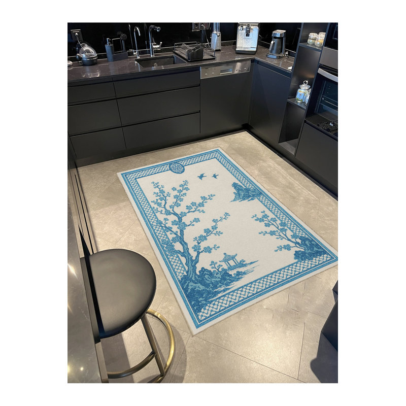Tapis tissé crème Mosso, 3'3" x 4'11"